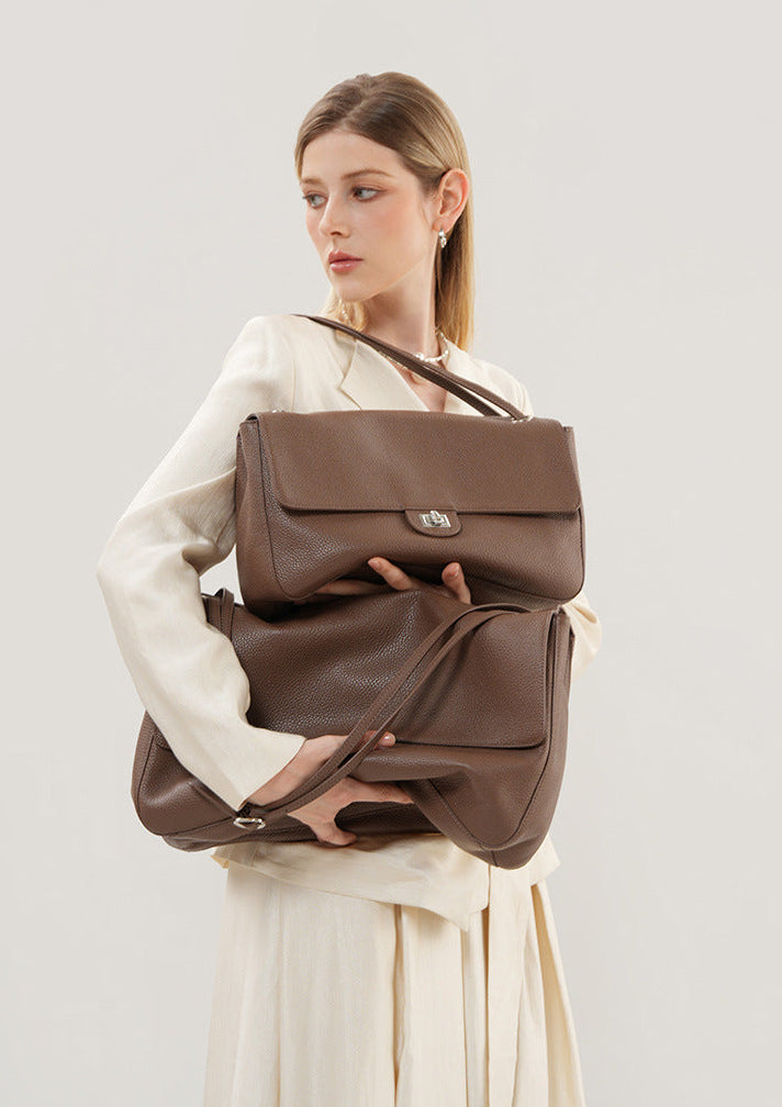 Bolsa Flap Couro Legítimo Chloe Média
