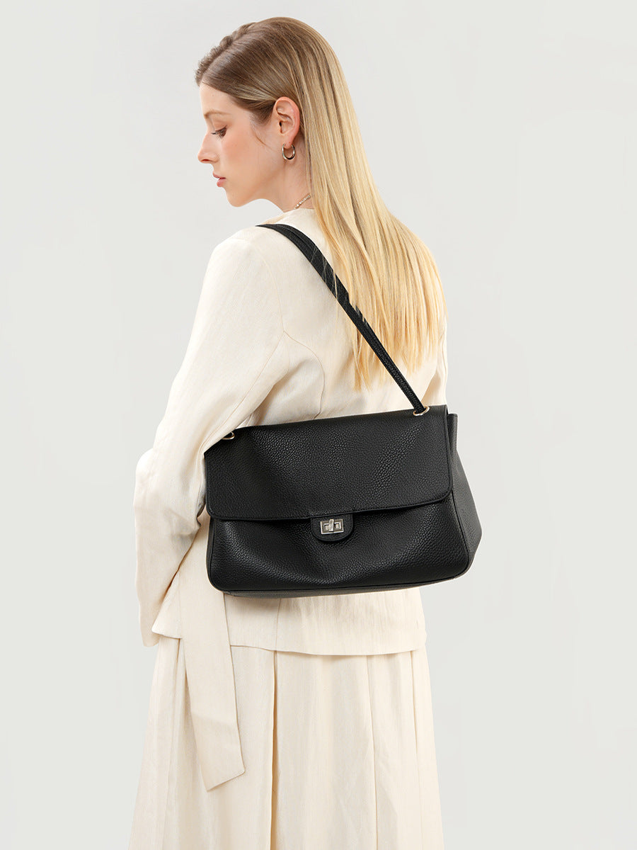 Bolsa Flap Couro Legítimo Chloe Média