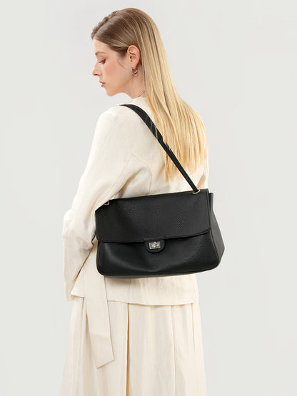 Bolsa Flap Couro Legítimo Chloe Média