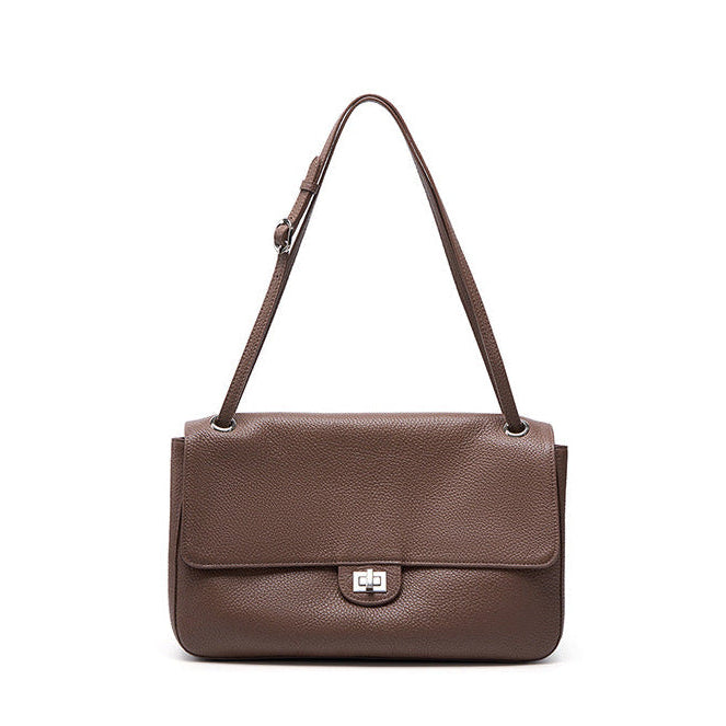 Bolsa Flap Couro Legítimo Chloe Média