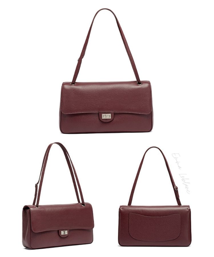 Bolsa Flap Couro Legítimo Chloe Média