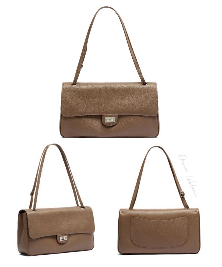 Bolsa Flap Couro Legítimo Chloe Média