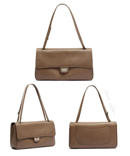 Bolsa Flap Couro Legítimo Chloe Média