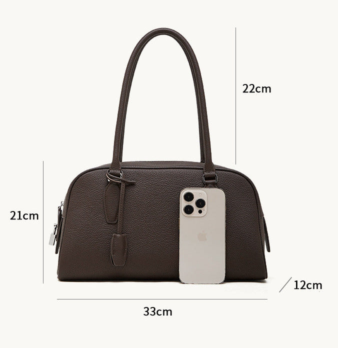 Bolsa Média Couro Legítimo Milano