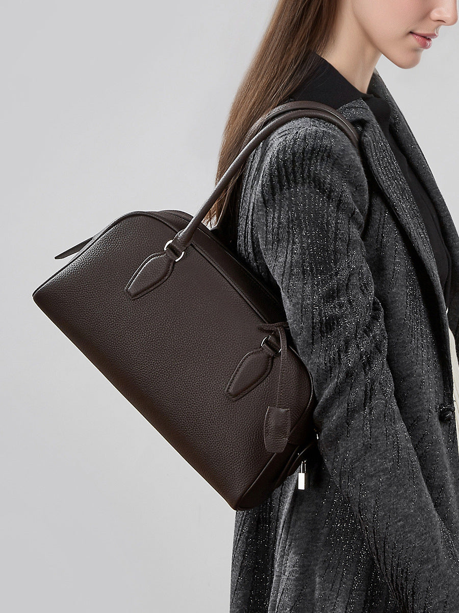 Bolsa Média Couro Legítimo Milano