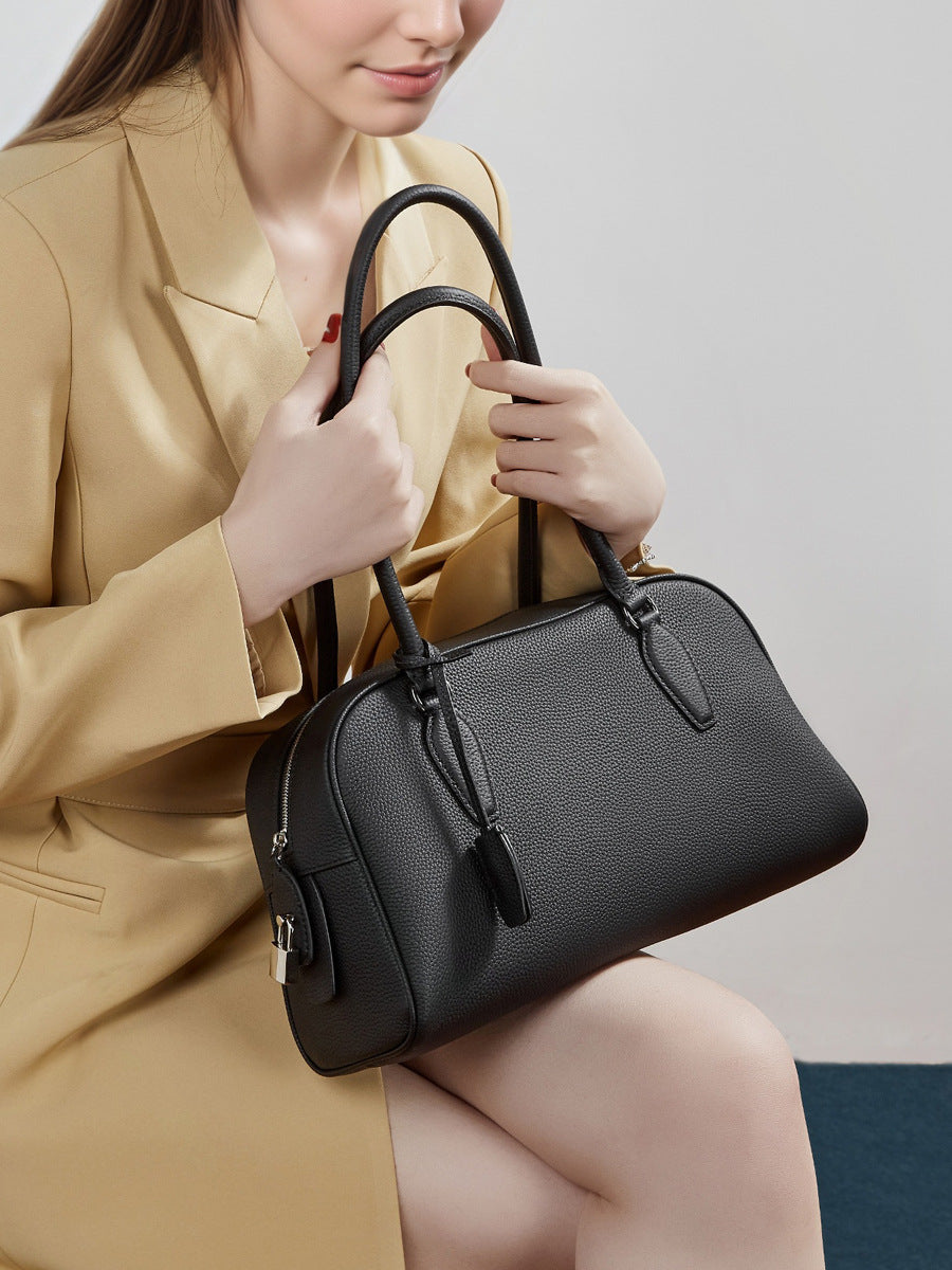 Bolsa Média Couro Legítimo Milano