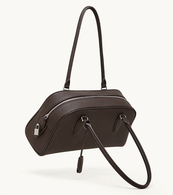 Bolsa Média Couro Legítimo Milano