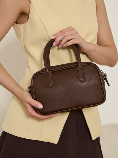Bolsa Transversal Pequena Couro Ginny