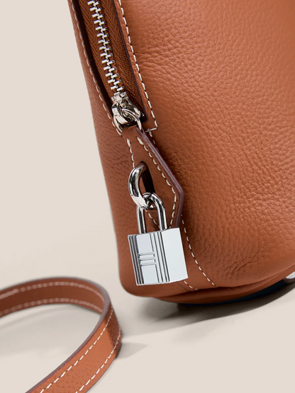 Bolsa Classic Pequena Couro Legítimo Lenzi