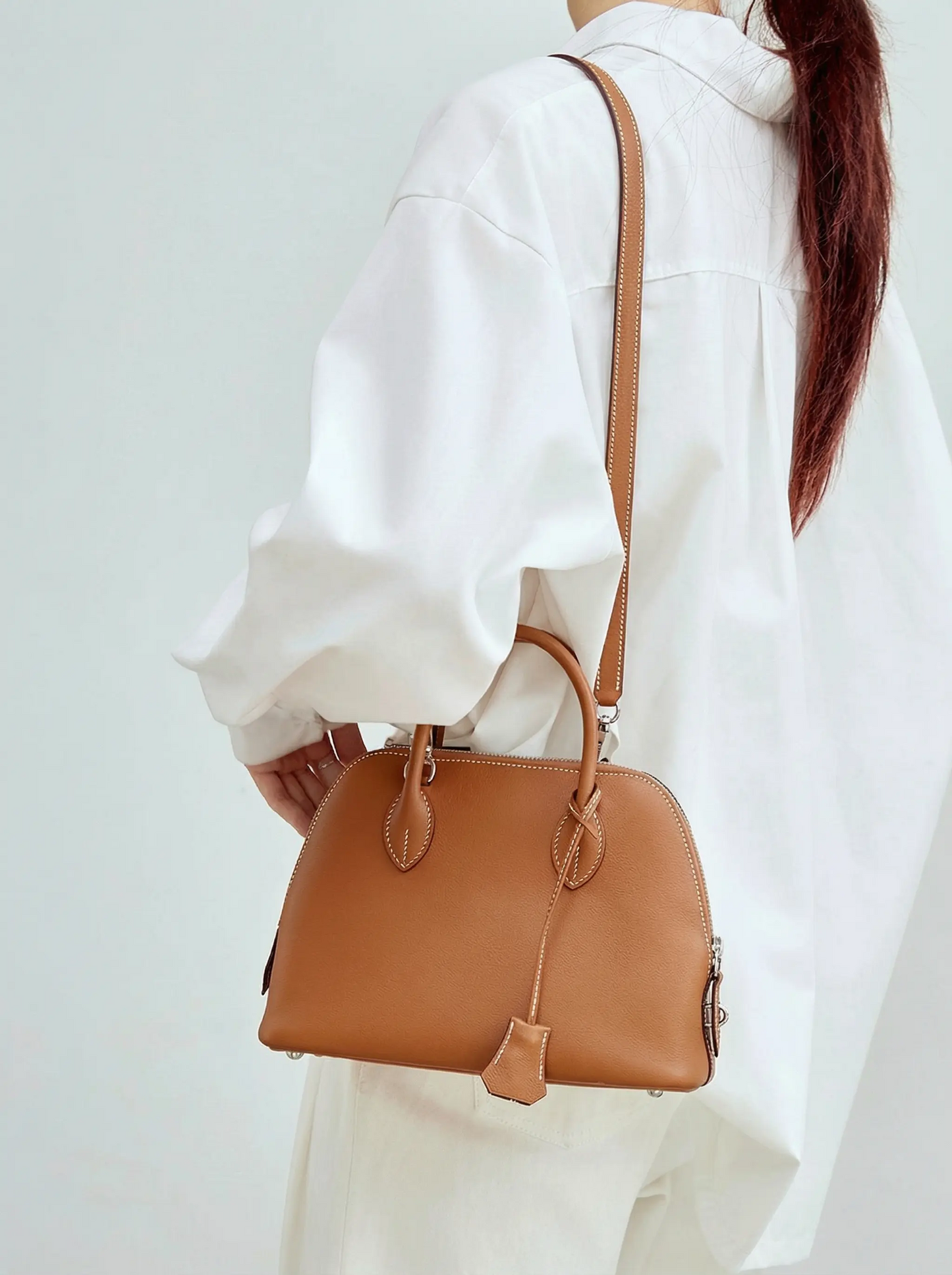 Bolsa Classic Pequena Couro Legítimo Lenzi