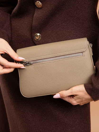 Bolsa Transversal Classic Pequena Couro Legítimo Oslo