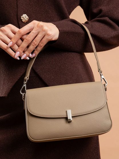 Bolsa Transversal Classic Pequena Couro Legítimo Oslo