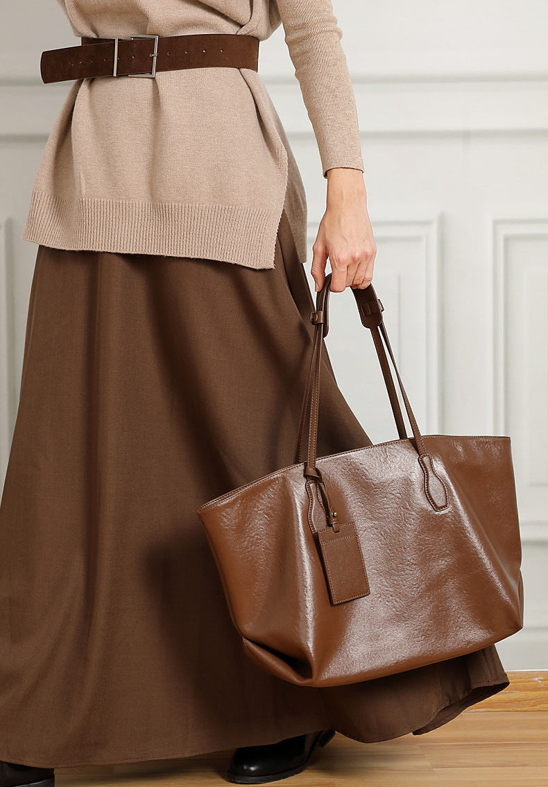 Bolsa Tote Grande Couro Legítimo London