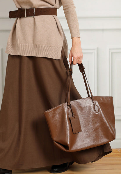 Bolsa Tote Grande Couro Legítimo London