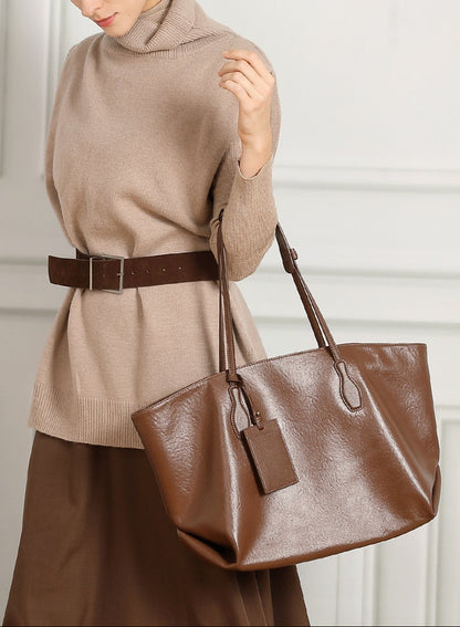 Bolsa Tote Grande Couro Legítimo London
