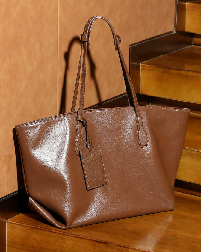 Bolsa Tote Grande Couro Legítimo London