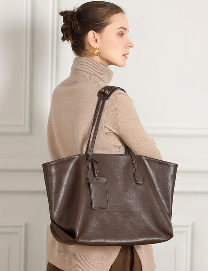 Bolsa Tote Grande Couro Legítimo London