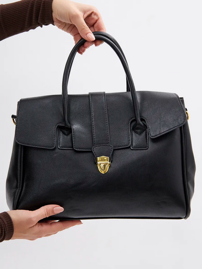 Bolsa Classic Média Couro Legítimo Napoli