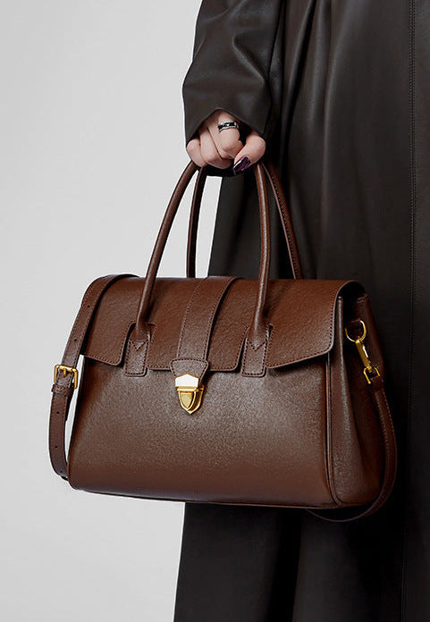 Bolsa Classic Média Couro Legítimo Napoli