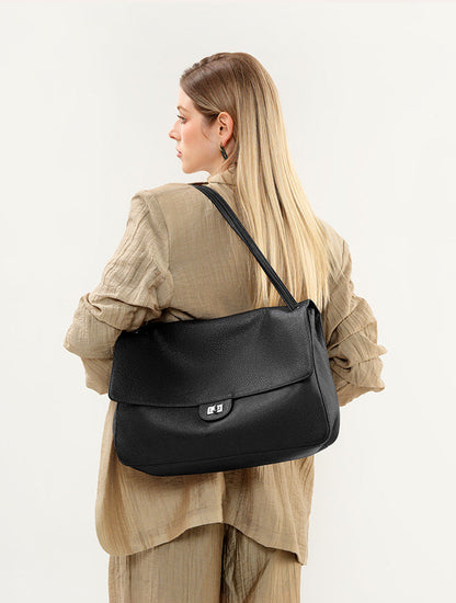 Bolsa Flap Couro Legítimo Chloe Grande