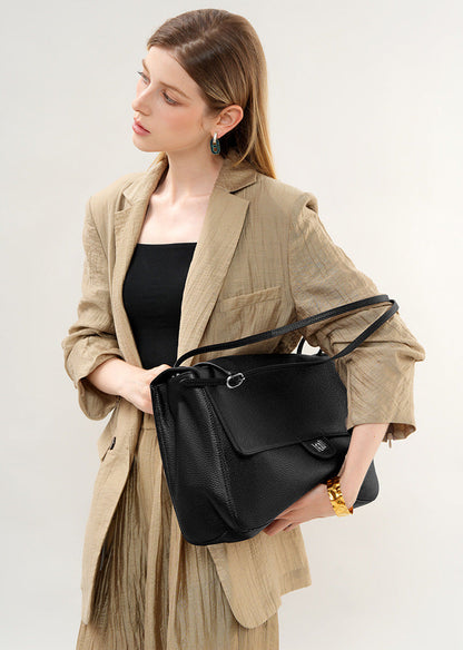 Bolsa Flap Couro Legítimo Chloe Grande