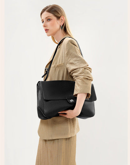 Bolsa Flap Couro Legítimo Chloe Grande