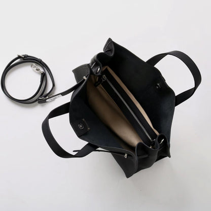 Bolsa Tote Grande Couro Legítimo Bonnet Ferragem Prata