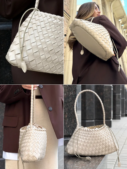 Bolsa Baguette Trançada Martina
