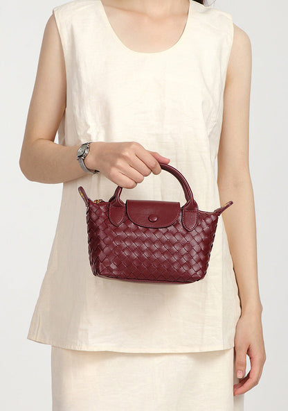 Bolsa Mini Tote Trançada Blanche