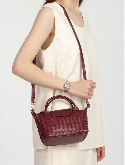 Bolsa Mini Tote Trançada Blanche