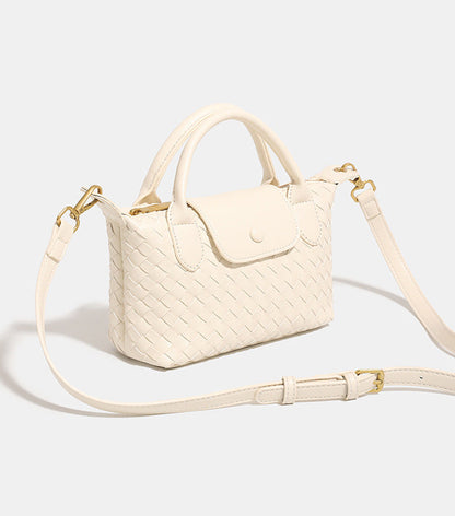 Bolsa Mini Tote Trançada Blanche
