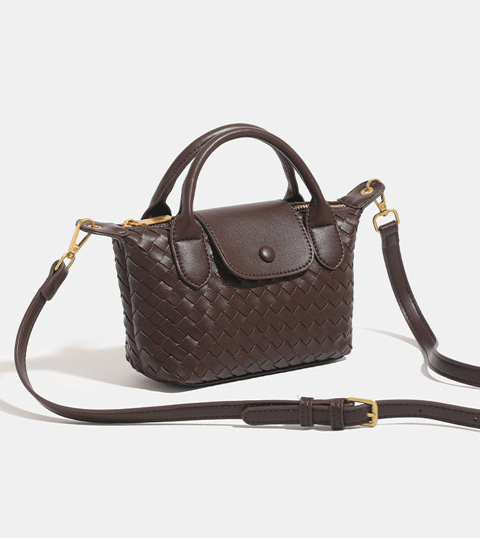 Bolsa Mini Tote Trançada Blanche