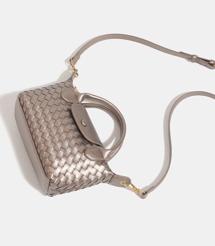 Bolsa Mini Tote Trançada Blanche