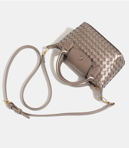 Bolsa Mini Tote Trançada Blanche