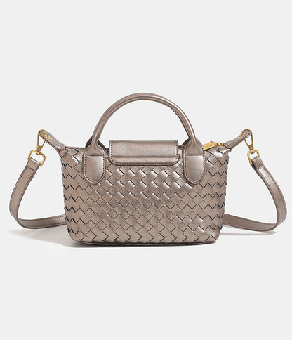 Bolsa Mini Tote Trançada Blanche