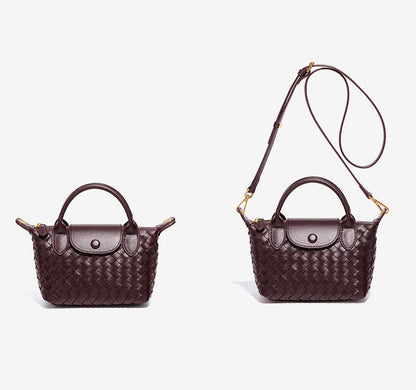 Bolsa Mini Tote Trançada Blanche