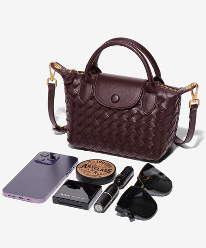 Bolsa Mini Tote Trançada Blanche