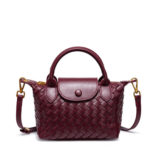 Bolsa Mini Tote Trançada Blanche