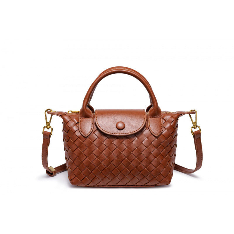 Bolsa Mini Tote Trançada Blanche