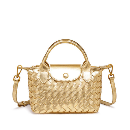 Bolsa Mini Tote Trançada Blanche