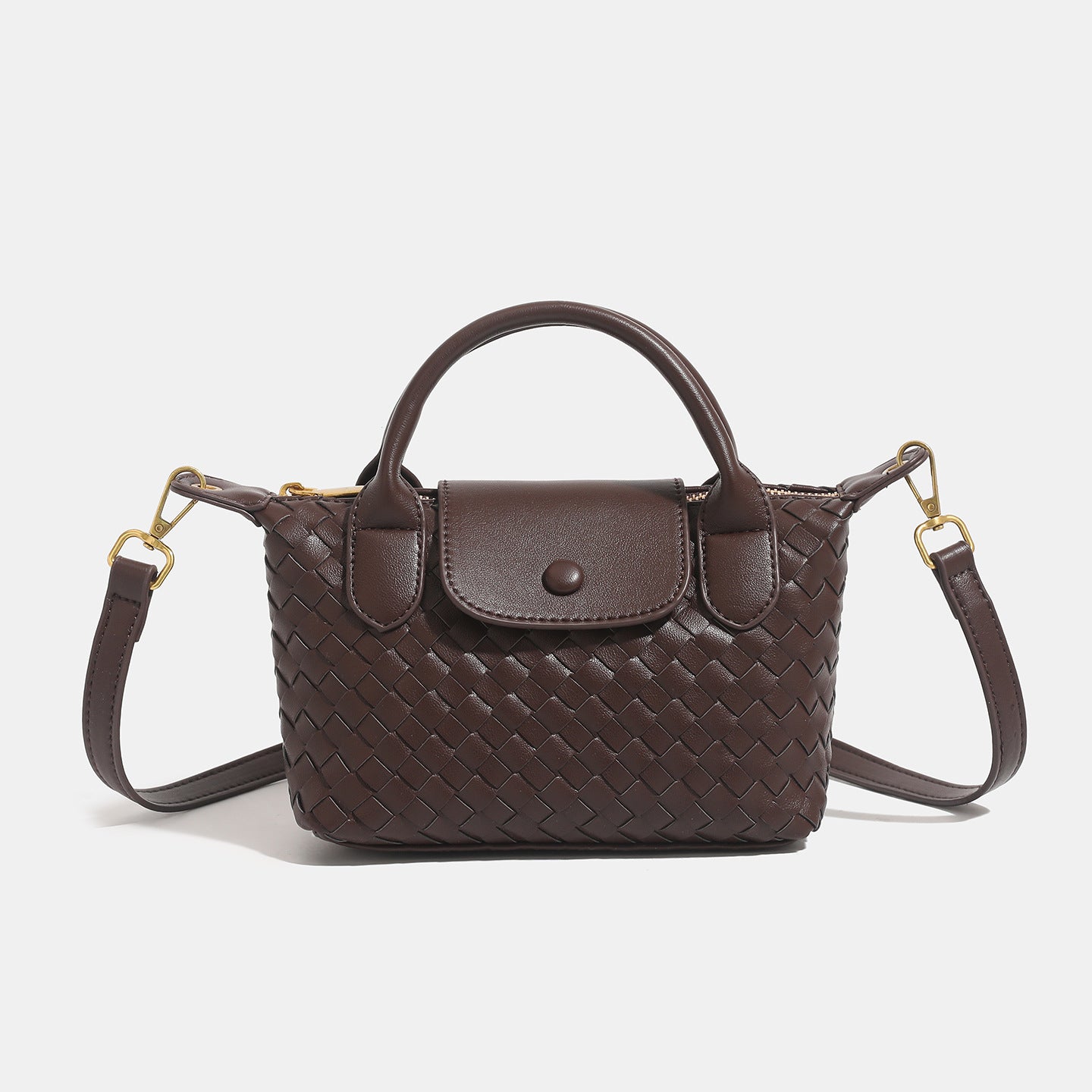 Bolsa Mini Tote Trançada Blanche