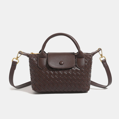 Bolsa Mini Tote Trançada Blanche