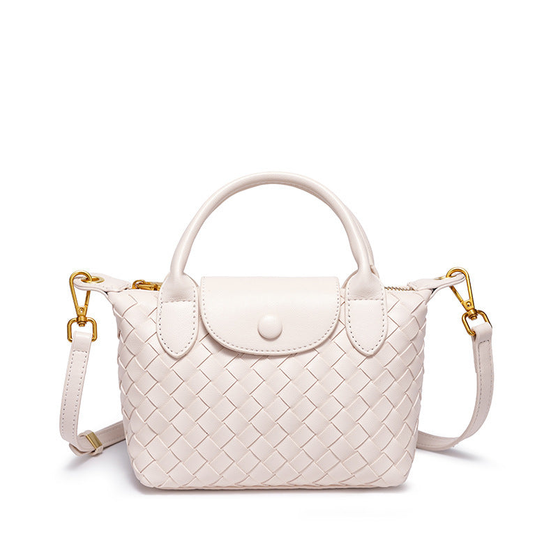 Bolsa Mini Tote Trançada Blanche