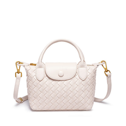 Bolsa Mini Tote Trançada Blanche