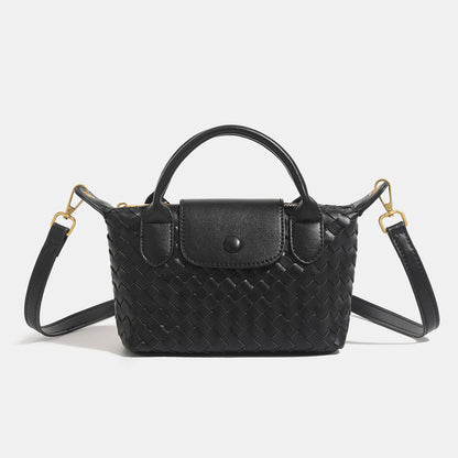 Bolsa Mini Tote Trançada Blanche