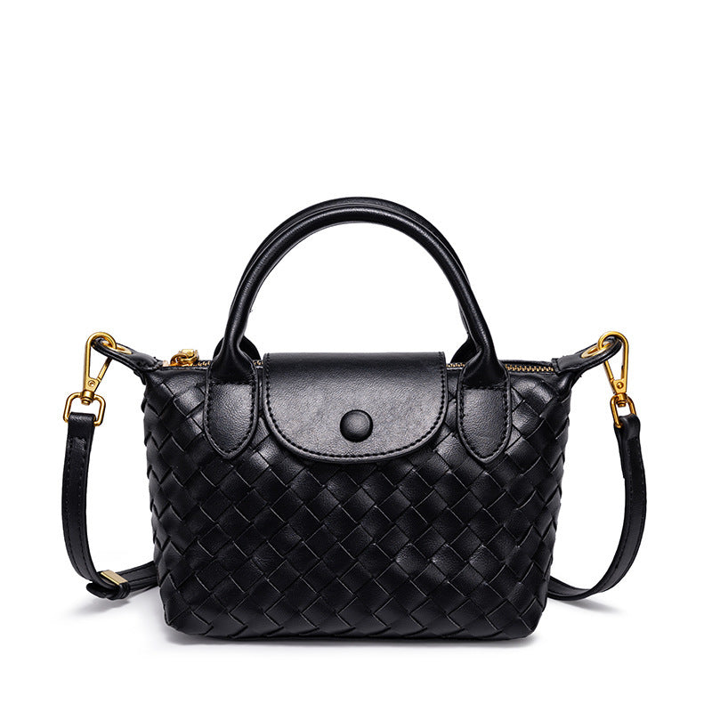 Bolsa Mini Tote Trançada Blanche
