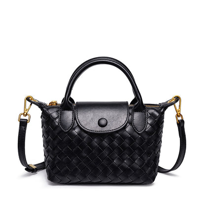Bolsa Mini Tote Trançada Blanche
