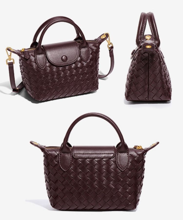 Bolsa Mini Tote Trançada Blanche