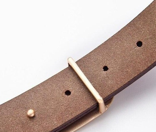 Women Belt Luxury Designer Needle Hole Adjustable Belt Buckle Fashion Leather Jeans Waistband Girl High Quality Female Belts New - Emma Leblanc